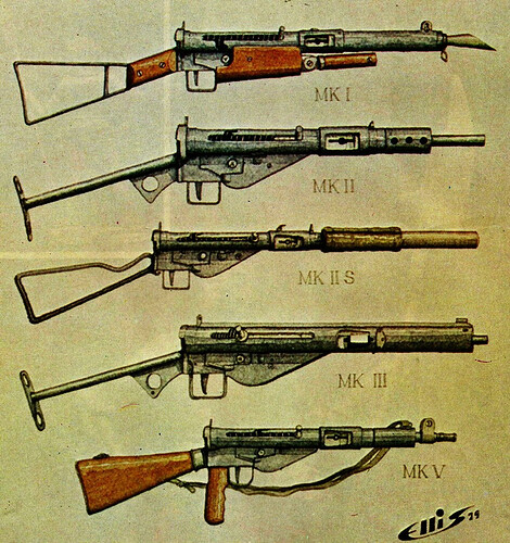STEN-gun-models